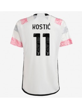 Juventus Filip Kostic #11 Auswärtstrikot 2023-24 Kurzarm